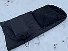 Спальний мішок зимовий до -25° C чорний ХХХL, фото 2
