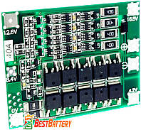 Плата захисту BMS 4S 40A 14.8 V (16.8 V) для Li-Ion акумуляторів (контролер заряду/розряджання) з балансуванням.