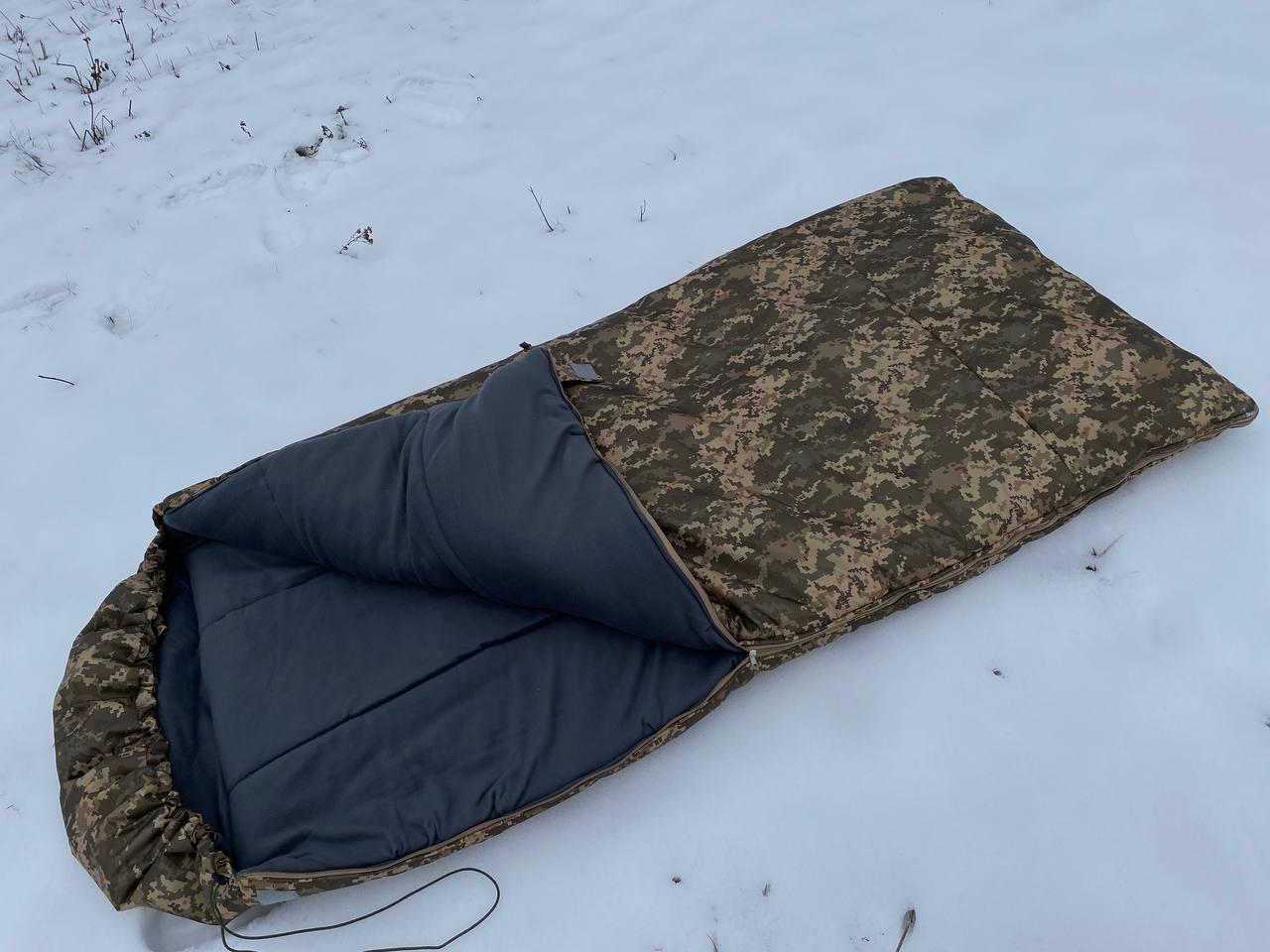 Спальний мішок демісезонний тактичний +10° до -10 °C піксель XXХL
