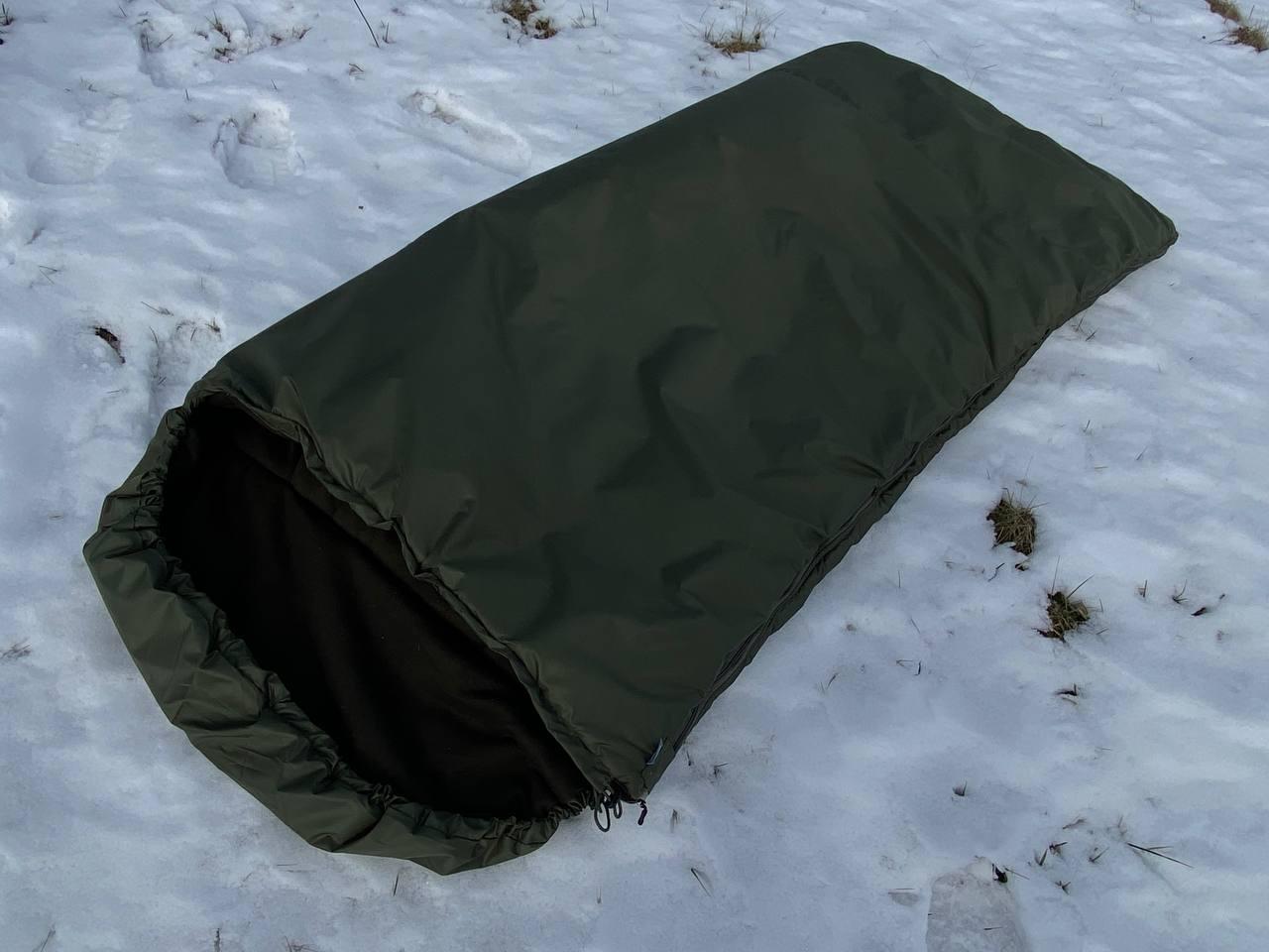 Спальний мішок демісезонний тактичний +10° до -10° C хаки ХХХL