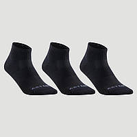 Середні шкарпетки 500 для тенісу, 3 пари - Чорні - EU43/46 UA43/46