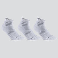 Средние носки 500 для тенниса, 3 пары - Белые - EU36,5/39,5 RU36/39