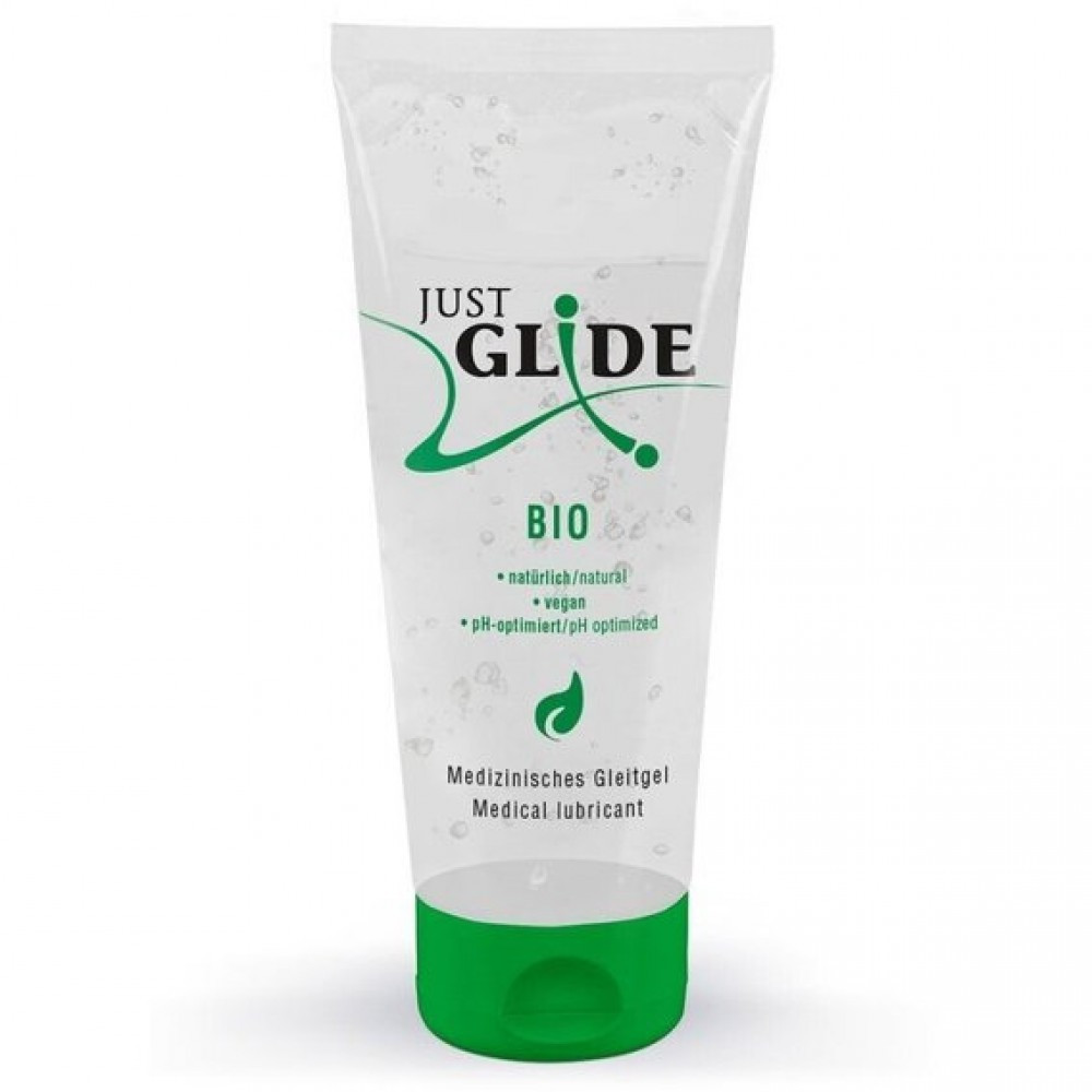 Веганський органічний гель-лубрикант — Just Glide Bio, 200 ml