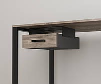 Навісний ящик для стола одинарний колір каркаса чорний BX-1 Loft Design