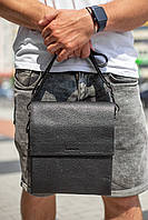 Чоловіча шкіряна сумка-месенджер через плече BEXHILL BX-21053 чорна, фото 7