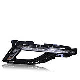 92207C1000 ДХО LED лівий правий (комплект) з рамкою та хромом Hyundai Sonata 15-17, фото 3