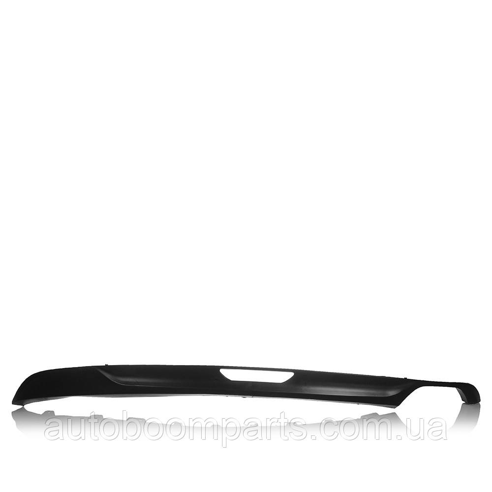 Накладка заднього бампера нижня під 1 трубу для Hyundai Sonata 15-17 (86612C2000), фото 1
