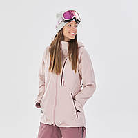 Куртка лижна жіноча FR500 для фрирайду рожева - L