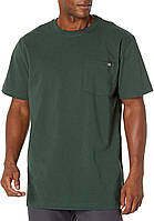 X-Large Hunter Green Тяжелая мужская футболка с круглым вырезом и короткими рукавами Dickies