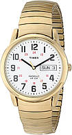 Gold-Tone/White Часы Timex Men's Easy Reader Day-Date Expansion Band Watch