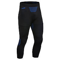 Мужские термоштаны 50 для лыжного спорта - Черные/Сини - S