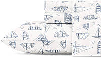 Full Whitewood Sail Blue/White Nautica - Коллекция Percale - Комплект постельного белья - 100% хлопок, пр