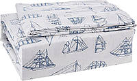 King Whitewood Sail Blue/White Nautica - Коллекция Percale - Комплект постельного белья - 100% хлопок, пр
