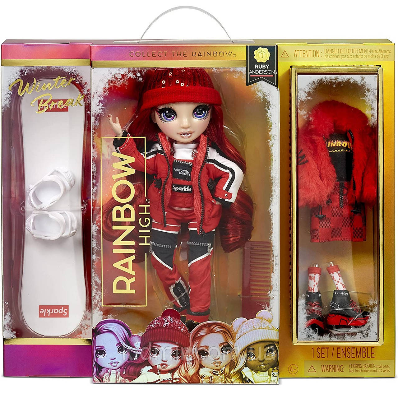 Лялька Рейнбоу Хай Рубіton Rainbow High Winter Break Ruby Anderson 574286