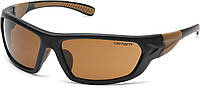 Black;tan Sandstone Bronze Lens Защитные солнцезащитные очки Carhartt Carbondale с серыми противотуманным