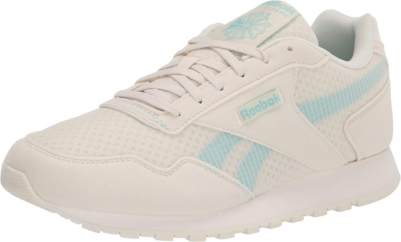 7.5 Women/7.5 Men Classic White/Crystal Blue/Chalk Жіночі кросівки Reebok Classic Harman Run Sneaker