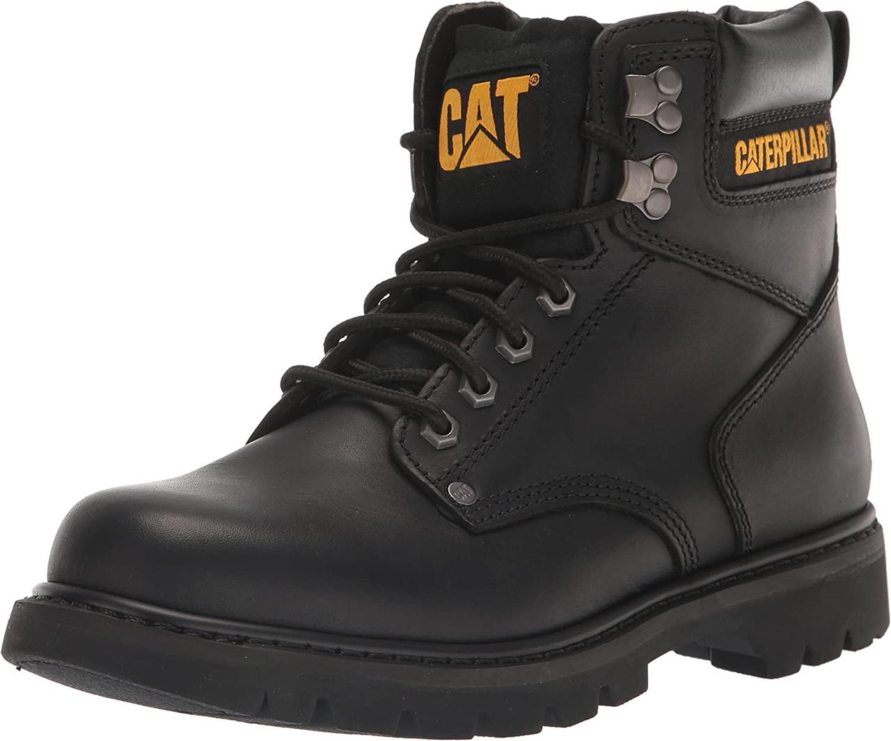 5.5 Black Мужские Рабочие Ботинки CAT Footwear Second Shift с Мягким