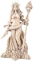 Греческая Богиня Белая Волшебница Колдовство Статуэтка Гекаты Геката Некромантия Божество Магия Мощная Яз