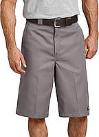 30 Silver Gray Dickies Men's 13 Inch Loose Fit Multi-Pocket Work Short