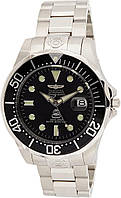 47mm Silver/Black Мужские автоматические часы Invicta Grand Diver из нержавеющей стали