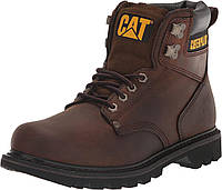 5 Dark Brown Мужские рабочие ботинки CAT Footwear Second Shift с мягким носком