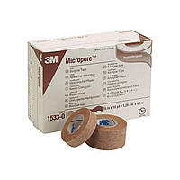 3M Micropore Paper Tape 1/2'' x 10 yds Tan Коробка из 24