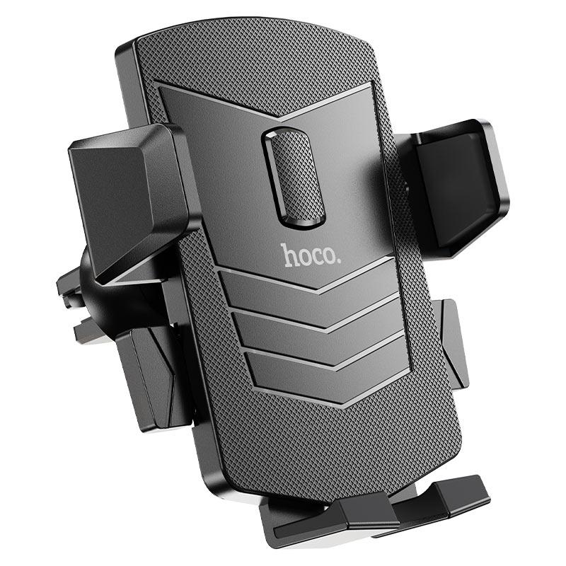 Холдер Hoco CA86 Davy one-button air outlet car holder Black