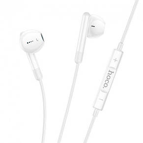 Навушники Hoco M93 Type-C Joy wire-controlled digital earphones with microphone White, фото 3