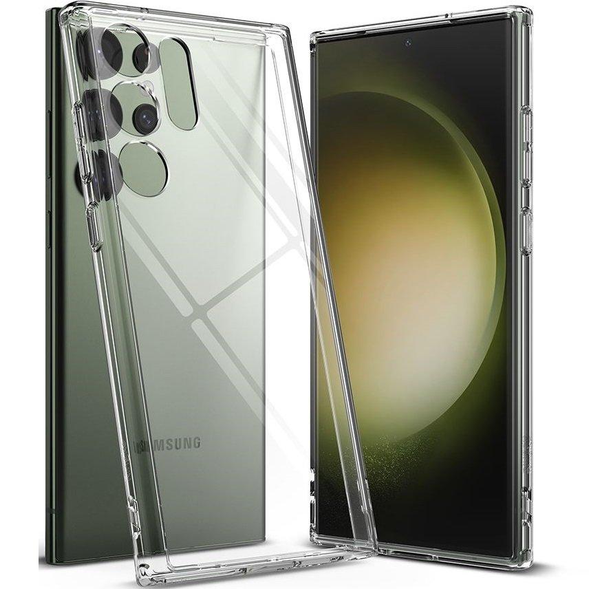 Чохол Silicone Case WS Protected Camera Samsung S23 Ultra Прозорий
