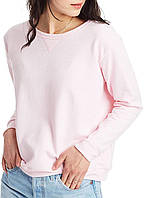 XX-Large Pale Pink Hanes Женская толстовка с круглым вырезом, женская толстовка EcoSmart Fleece, женская