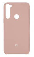 Силиконовый чехол защитный "Original Silicone Case" для Xiaomi Redmi Note 8 pink-sand