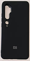 Силиконовый чехол защитный "Original Silicone Case" для Xiaomi Mi Note 10 / Mi CC9 Pro черный