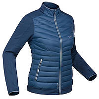 Женская куртка-гибрид 900 для лыжного спорта, пуховая - Синяя - S