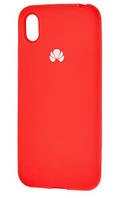 Силиконовый чехол защитный "Original Silicone Case" для Huawei Y5 2019 / Honor 8S красный