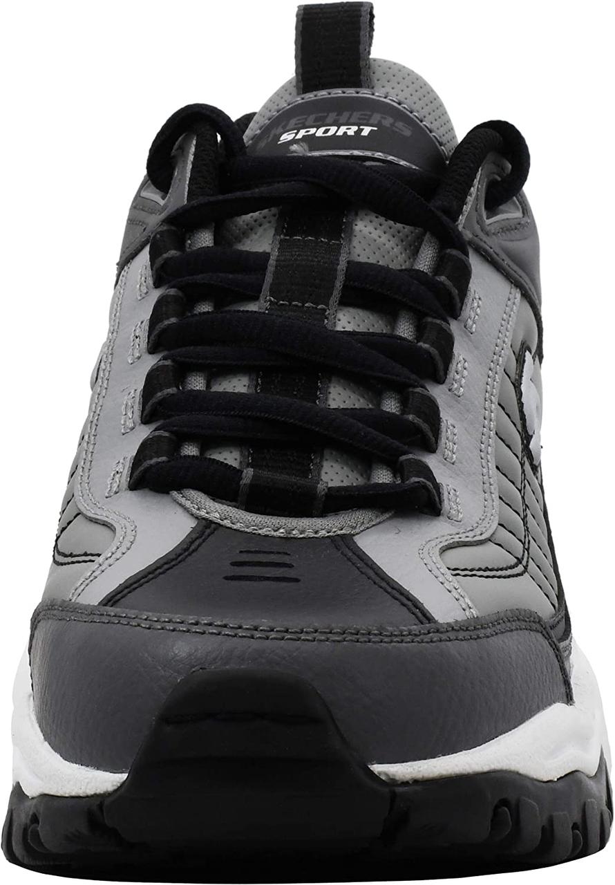 9.5 Wide Charcoal Мужские кроссовки на шнуровке Skechers Energy Afterburn - фото 2 - id-p1773404614