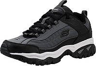 8.5 Wide Black\grey Мужские кроссовки на шнуровке Skechers Energy Afterburn