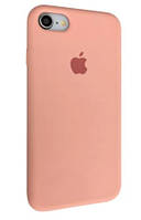 Силиконовый чехол защитный "Original Silicone Case" для Iphone 7/8 светло-розовый