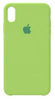 Силиконовый чехол защитный "Original Silicone Case" для Iphone X зеленый