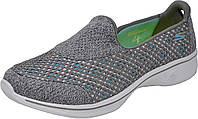 Женские кроссовки Skechers Go Walk 4 Kindle Slip-on Grey Walking Shoe 8 W US