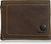 Brown Мужские кошельки Carhartt для бумажников и портмоне, прочные двойные кошельки, доступные в кожаном