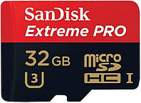 SanDisk Extreme PRO 32 ГБ UHS-I/U3 Micro SDHC с поддержкой 4K Ultra HD Ready-SDSDQXP-032G-G46A (маркировк