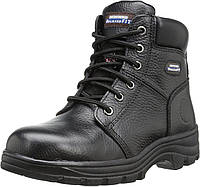 9.5 Black Ботинки Skechers for Work Women's Workshire Peril Steel Toe Boot
