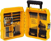 80-Piece Accessory Set Screwdriver Bit Set Набор отверток DEWALT, ударопрочный, FlexTorq, 40 предметов (D