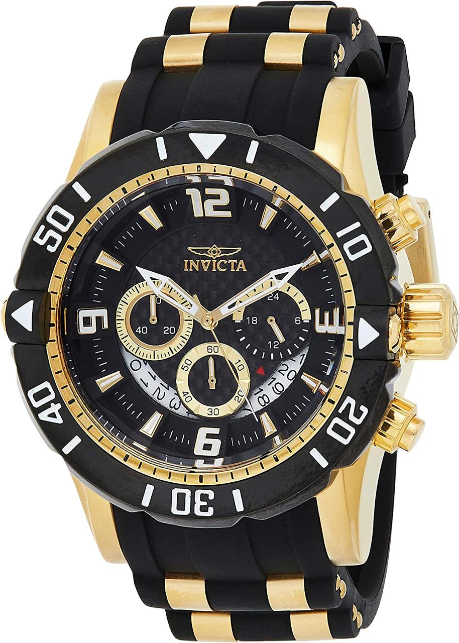 Black Мужские Кварцевые Часы для Дайвинга Invicta Pro Diver Из ...
