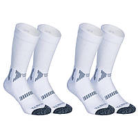 Шкарпетки 500 для баскетболу, 2 пари - Білі - 42/44