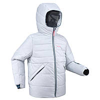 Куртка дитяча 150 Warm для лижного спорту водонепроникна сіра - 12 р 143-150 см
