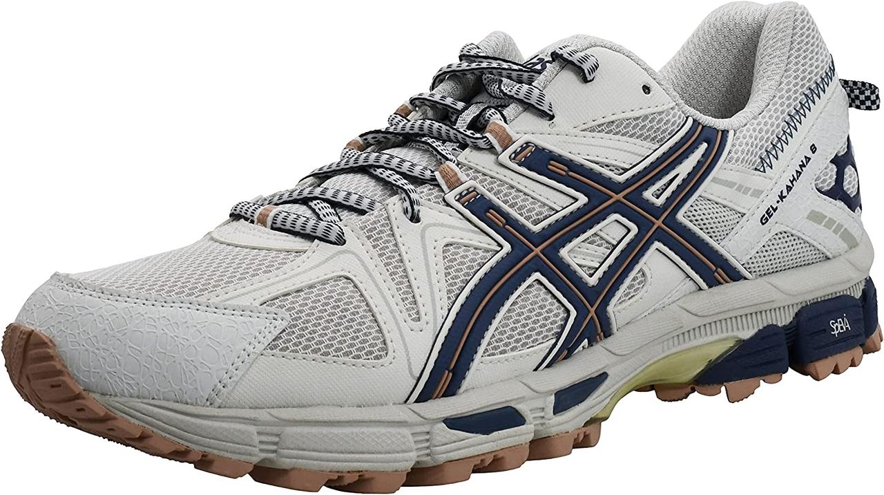 13 Glacier Grey/Grand Shark Мужские Беговые Кроссовки ASICS Gel-Kahana ...