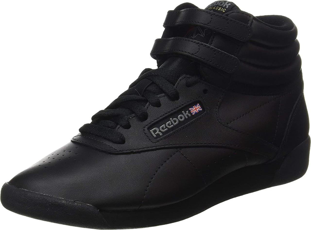 11.5 Black Жіночі високі кросівки Reebok у вільному стилі