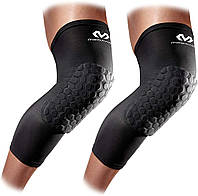 BLACK Adult: MEDIUM Компрессионные наколенники: McDavid Hex Knee Pads Компрессионный рукав для ног для ба