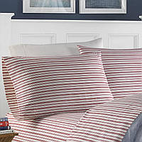 Queen Coleridge Red Nautica - Коллекция Percale - Комплект постельного белья - 100% хлопок, прохладное, л